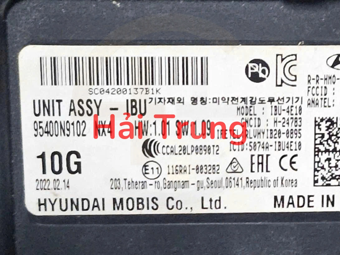 95400N9102 Hộp điều khiển điện thân xe IBU Hyundai Tucson 2021 2022 2023 2024 2025
