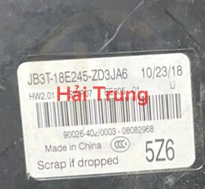 Cụm bảng điều khiển công tắc điều hòa Ford Ranger Tháo Xe KB8H-43-7A0-B KB8H437A0B