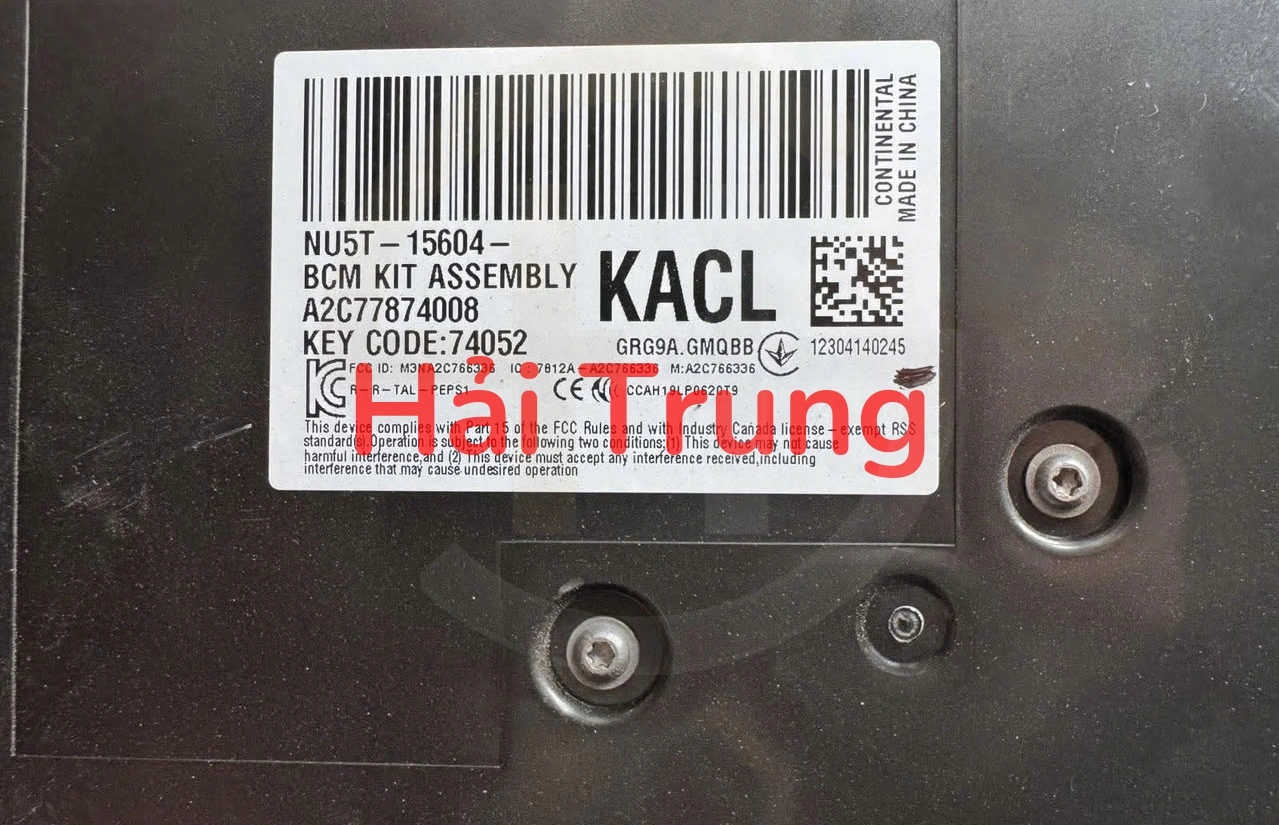 Hộp điều khiển thân xe BCM Ford Ranger Tháo Xe NU5T-15604-KACL NU5T15604KACL