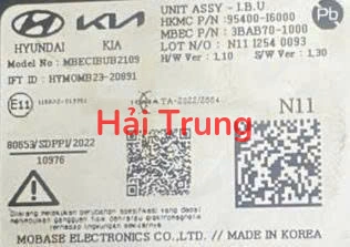 Hộp điều khiển điện thân xe IBU Hyundai Stargazer 2022-2025 Tháo Xe 95400I6000