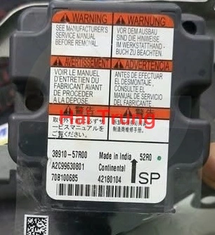 Hộp điều khiển túi khí Suzuki Swift 2020-2023 Tháo Xe 38910-57R00-000 3891057R00000