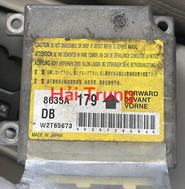 Tháo Xe Hộp điều khiển túi khí Mitsubishi Zinger 2010 8635A179
