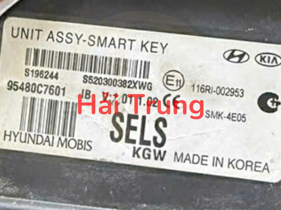 95480C7601 Hộp điều khiển Smart Key Hyundai I20 Tháo Xe
