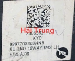Công tắc chỉnh ghế Hyundai Custin Tháo Xe 89977O3300NNB