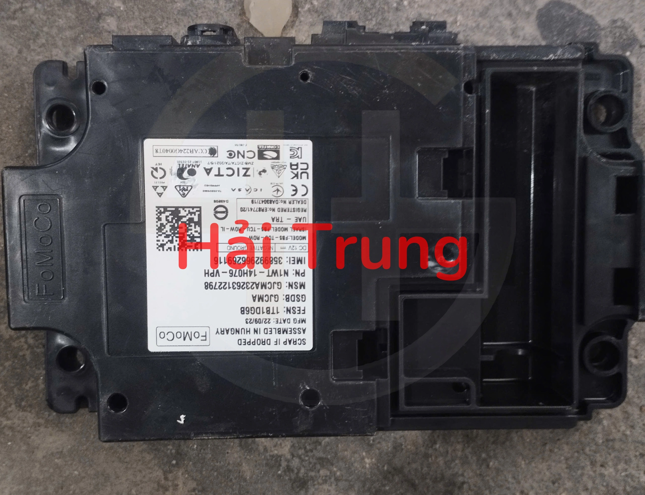 Hộp điều khiển xử lý tín hiệu viễn thông Ford Ranger 2023 Tháo Xe N1WT-14H076-VPH