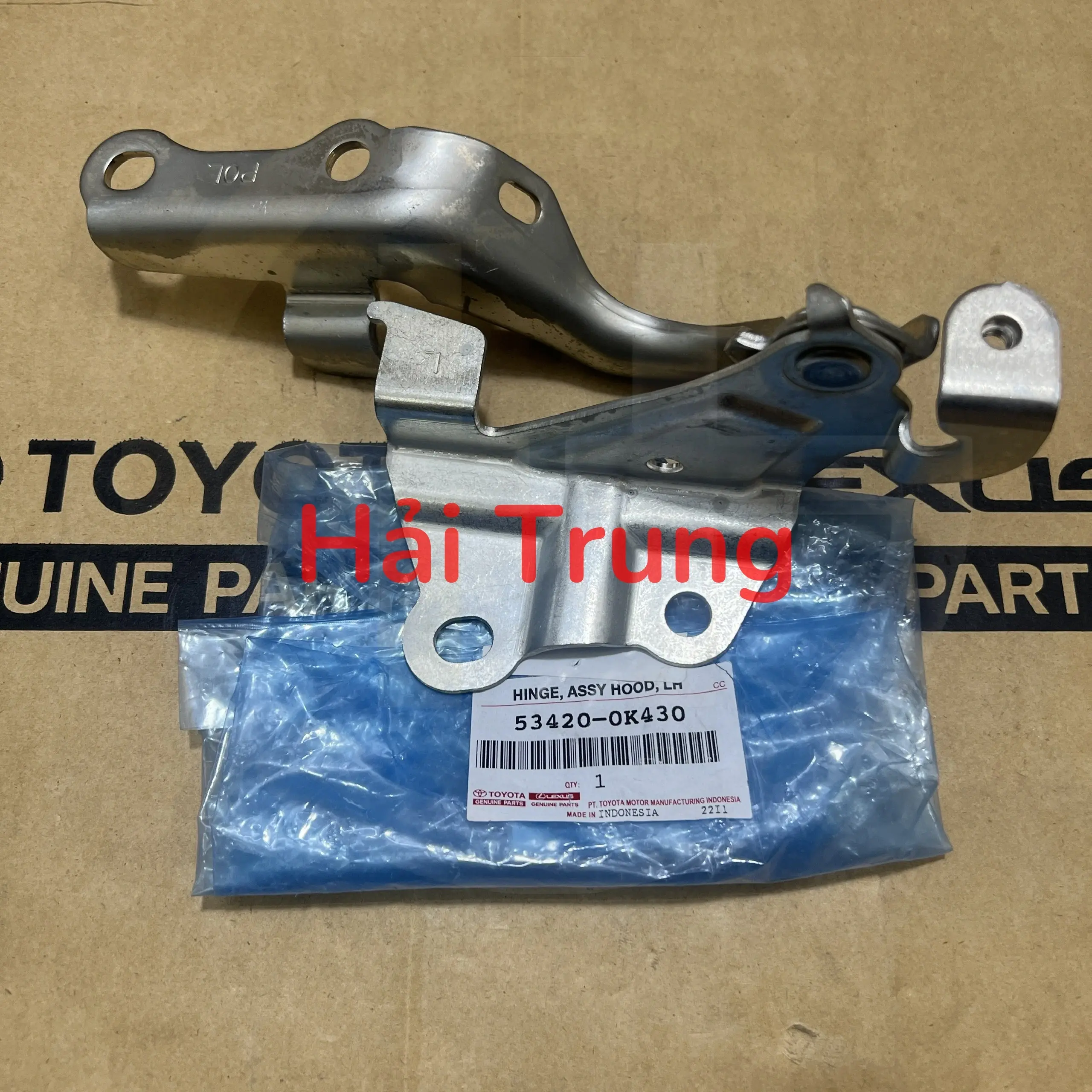 Bản lề capo Toyota Fortuner chính hãng