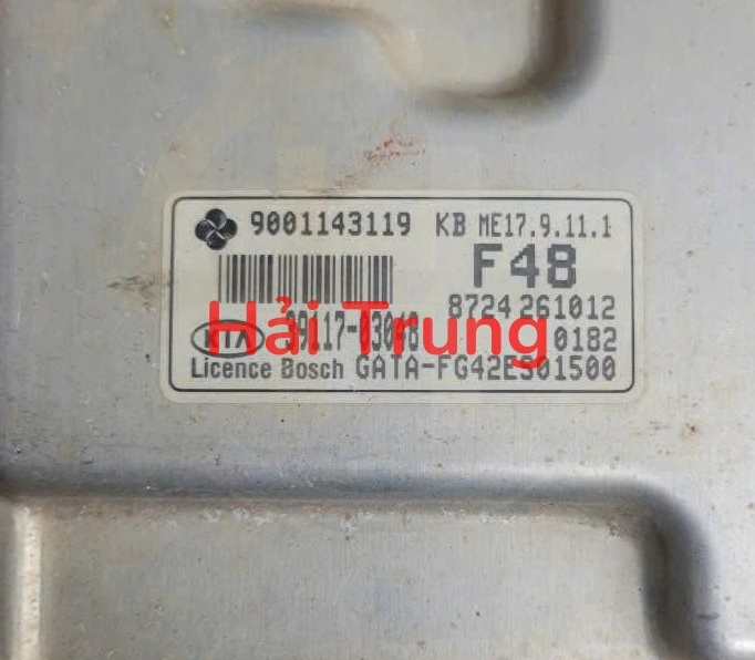 Hộp điều khiển động cơ ECU Kia Morning 2016 Tháo Xe 39117-03048 3911703048