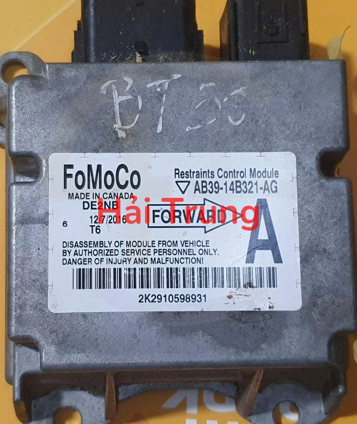 Hộp điều khiển túi khí Ford Ranger, Mazda BT50 AB3914B321AG