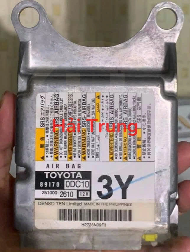 Hộp điều khiển túi khí Toyota Vios 3Y Tháo Xe 89170-0DC10