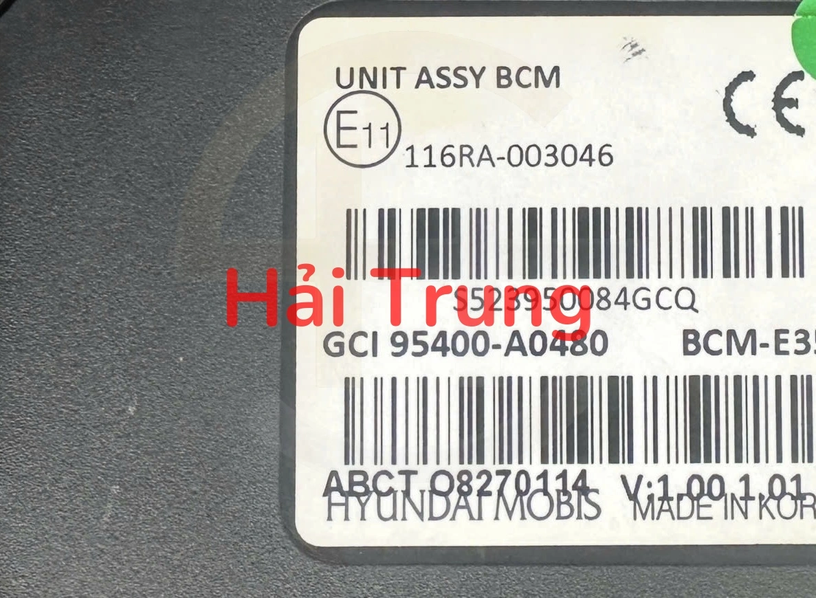 95400A0480 Hộp điều khiển điện thân xe BCM Hyundai Creta 2015-2018 Tháo xe