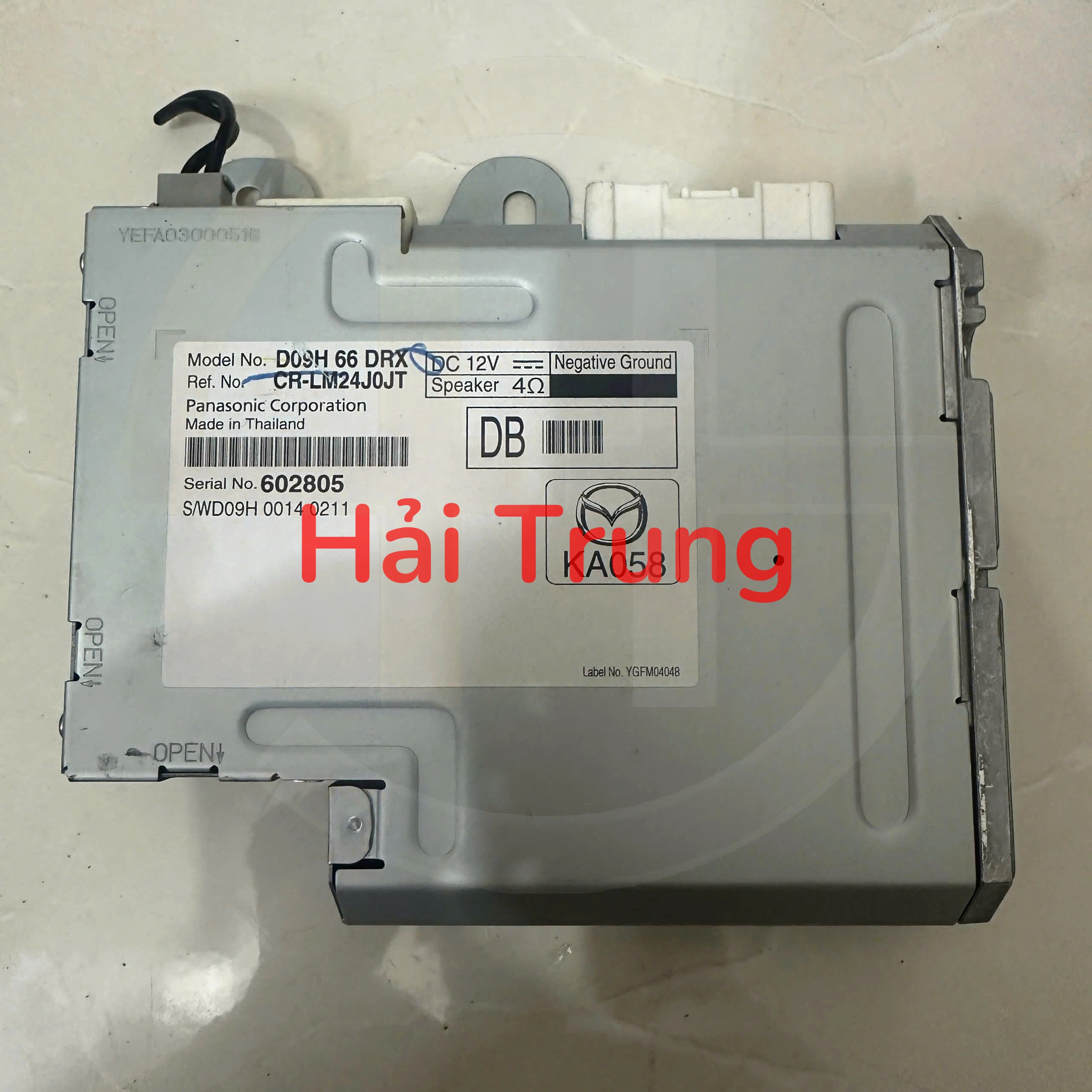 D09H66DRX Hộp điều khiển âm thanh Mazda CX-3 2015 - 2016 Tháo Xe