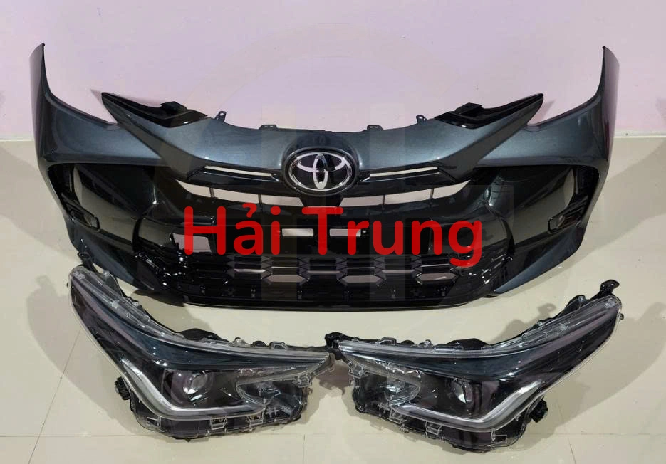 Cản trước liền cụm ca lăng, lưới gió Toyota Vios 2024-2026 Tháo Xe