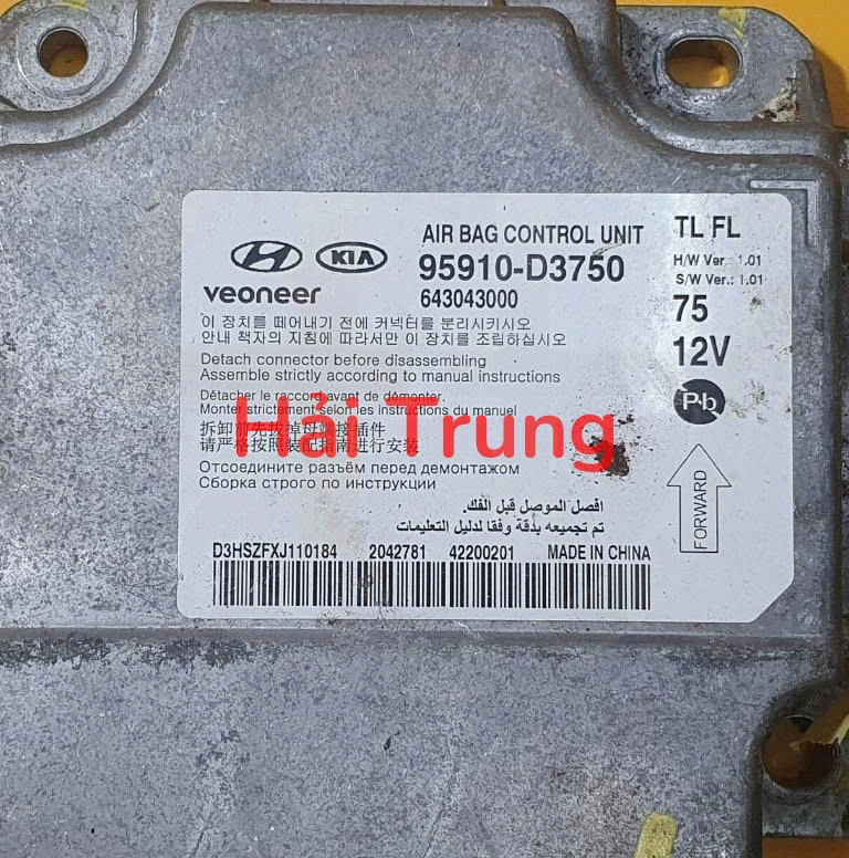 Hộp điều khiển túi khí Tucson 2019 2020 Tháo xe 95910D3700