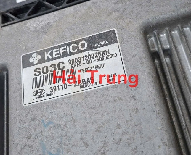 Hộp điều khiển động cơ ECU ECM Hyundai Veloster Tháo Xe 39110-2BBA5 391102BBA5