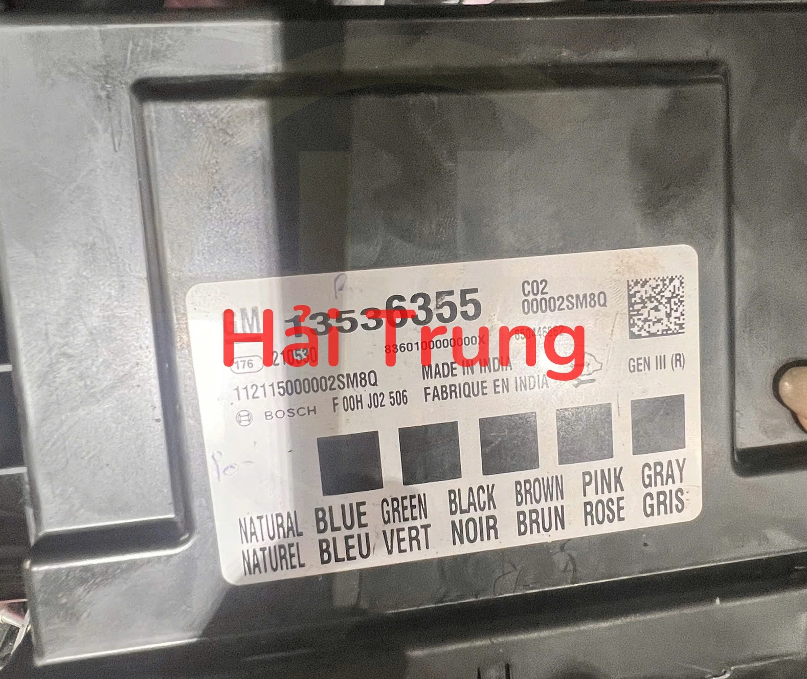 Hộp điều khiển thân xe Bcm Vinfast Fadil Tháo Xe 13536355