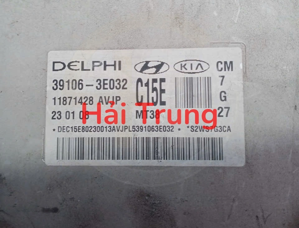 Hộp điều khiển động cơ Hộp đen Ecu Hyundai Santafe 2009-2012 2.7 Tháo Xe 391063E032