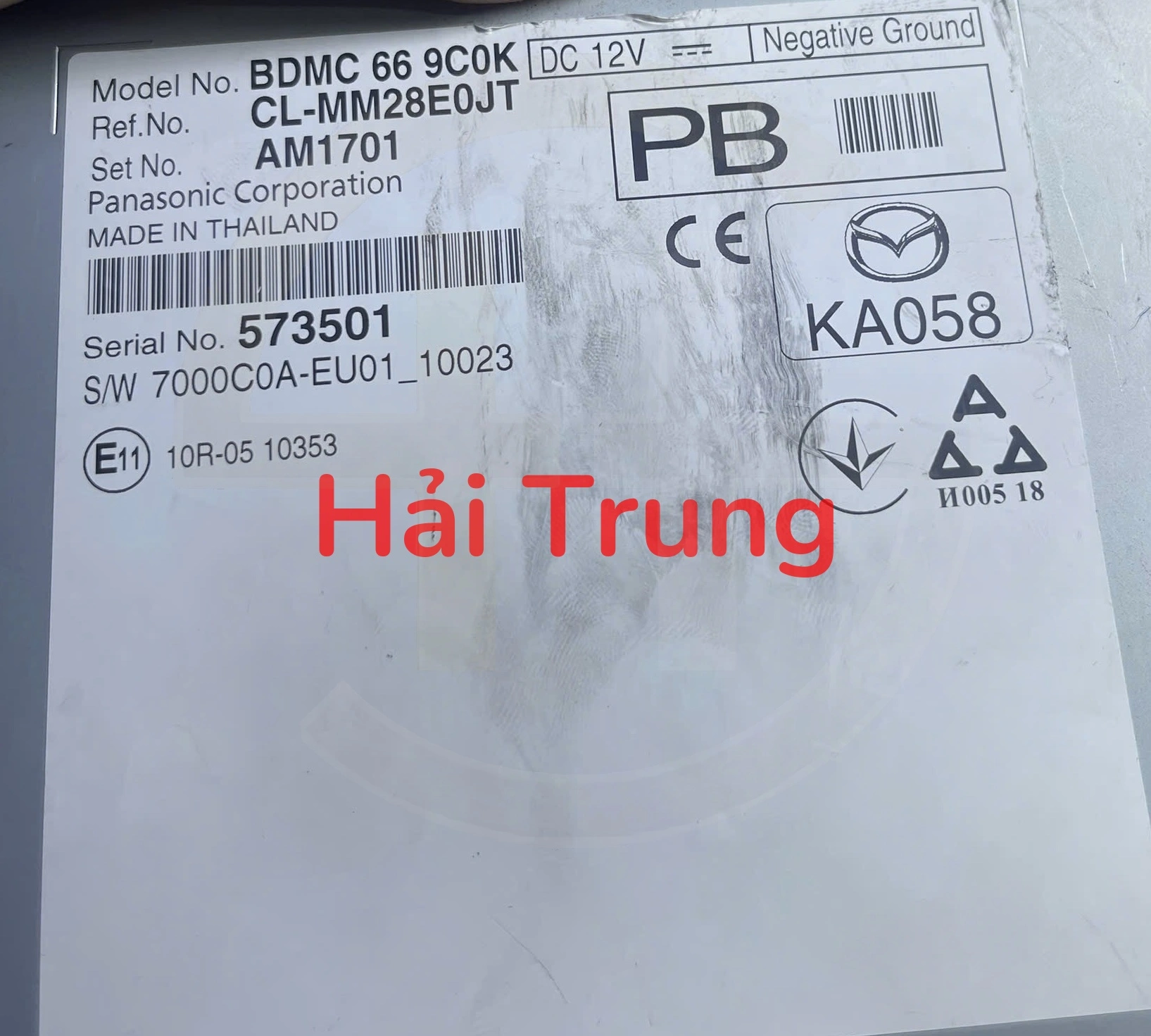 Hộp điều khiển kết nối giải trí CMU Mazda 3, CX-30 2019-2025 có Camera BDMC669C0K
