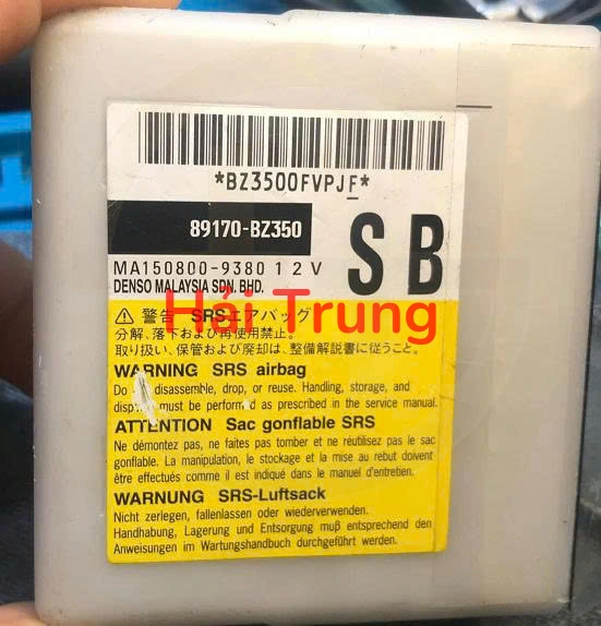 Hộp điều khiển túi khí Toyota Rush Bãi Tháo 89170-BZ350 89170BZ350