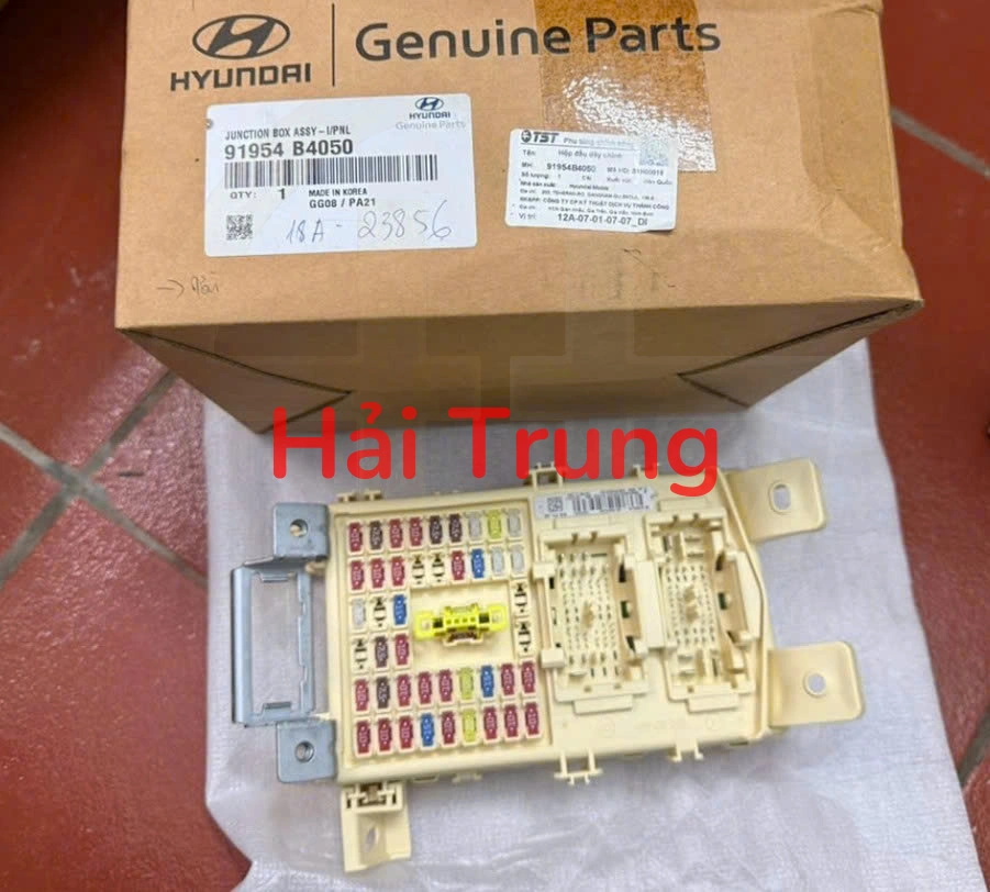 91954B4050 Hộp cầu trì Hyundai I10 ZIN Xe