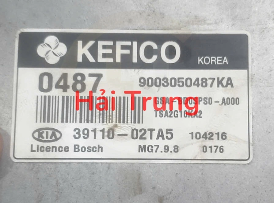 Hộp điều khiển động cơ Hộp đen ECU Kia Morning 2011 Nhập 39110-02TA5