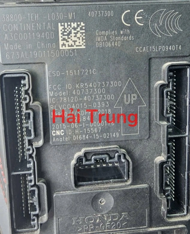 Hộp điều khiển thân xe BCM Honda Civic 2016-2020 Tháo Xe 38800-TEH-L030-M1