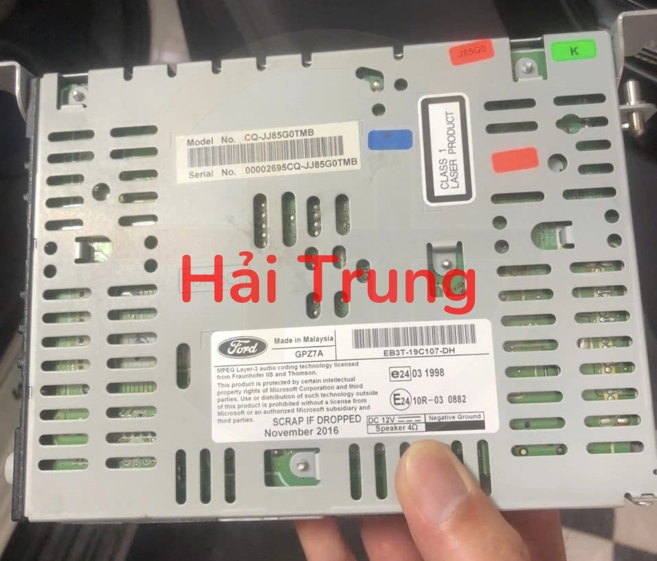 Đầu đọc đĩa CD Ford Ranger và Ford Everest Tháo Xe EB3T-19C107-DH