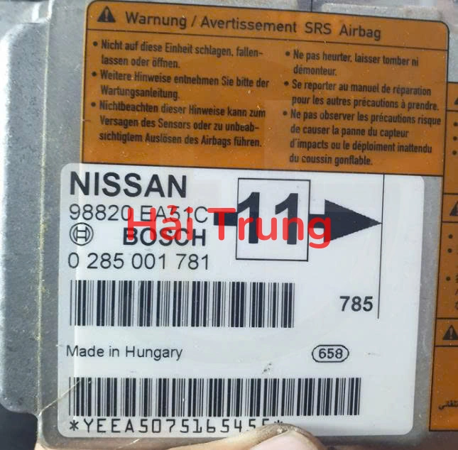 Hộp điều khiển túi khí Nissan Pathfinder 98820-EA51C 98820EA51C