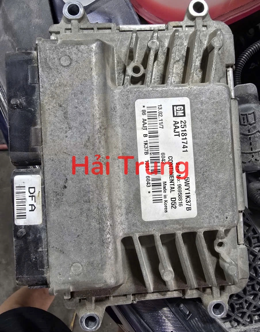 25181741 Hộp điều khiển động cơ Ecu Chevrolet Spark Tháo Xe