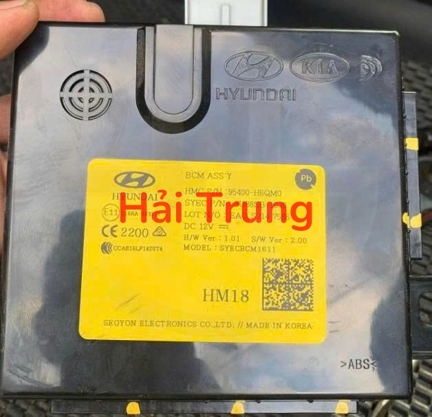Hộp điều khiển thân xe BCM Hyundai Accent 2018-2023 Tháo Xe 95400H6QM0 