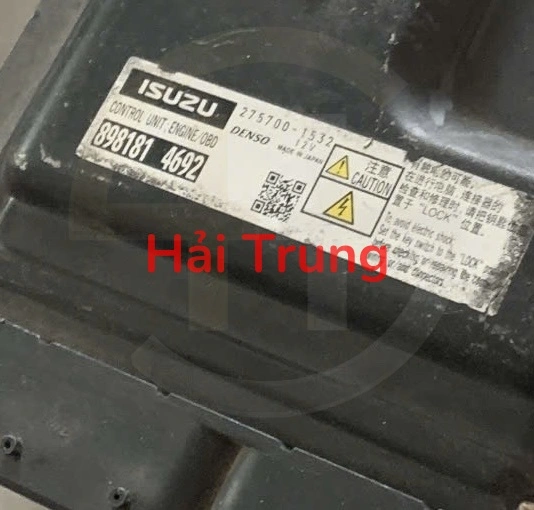 Hộp điều khiển động cơ Hộp đen ECU Isuzu 2.5T 2018 Tháo Xe 8981814692
