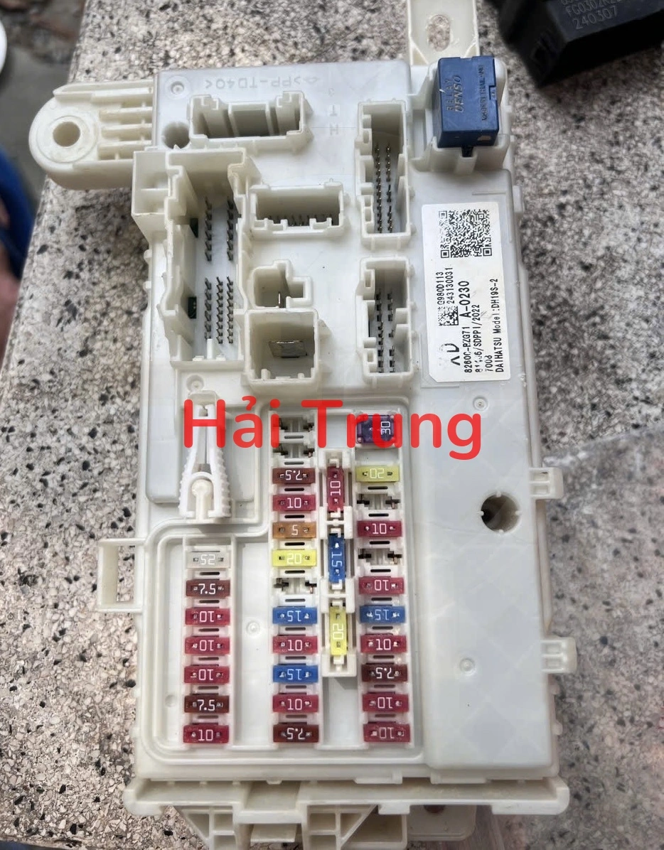 Hộp cầu trì trong xe Toyota Avanza 2022-2025 Tháo Xe 82600-BZG71 82600BZG71