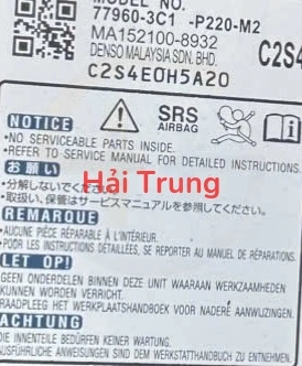 Hộp điều khiển túi khí Honda CRV 2024 2025 2026 Tháo Xe 77960-3C1-P220-M2