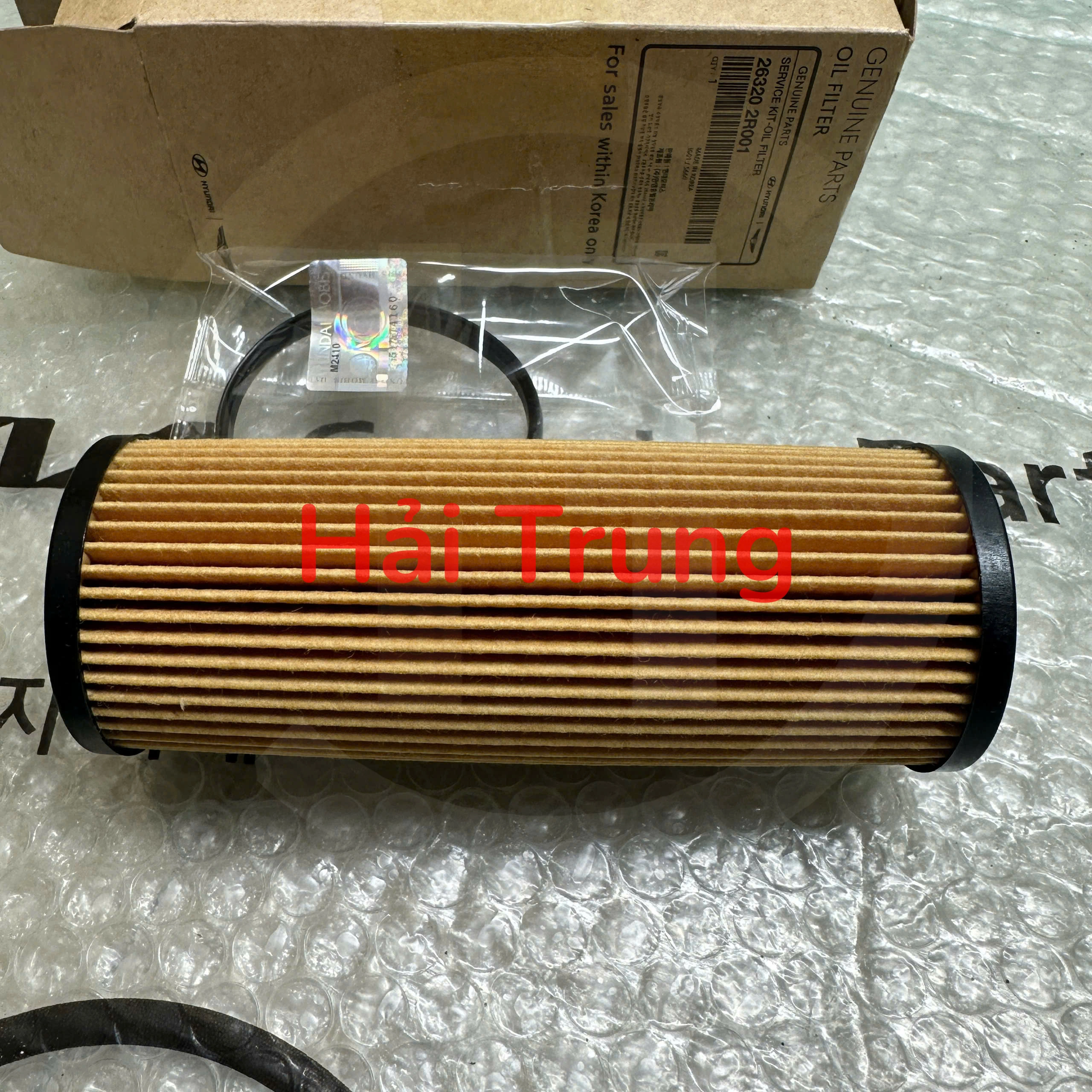 Lọc dầu, lọc nhớt Kia Carnival 2022, Sorento 2022, Santafe 2022 263202R001