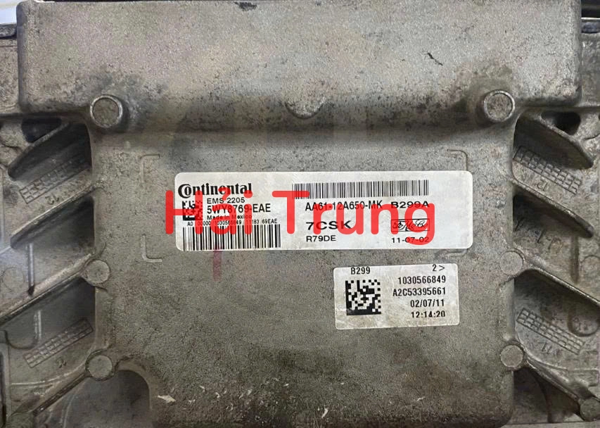 Hộp điều khiển động cơ ECU Ford Fiesta Tháo Xe AA61-12A650-MK AA6112A650MK