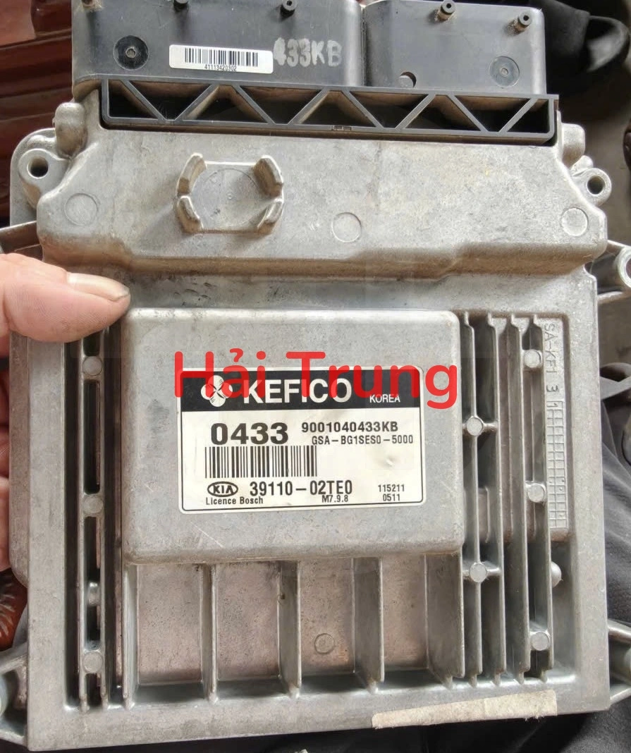 Hộp điều khiển động cơ Hộp đen ECU Kia Monring 2012 Tháo Xe 3911002TE0