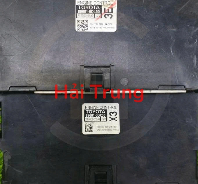 Hộp điều khiển động cơ Toyota Vios đủ mã Theo Xe 896610DL50 896610DW40 896610DX30 896610DN30 896610UC30
