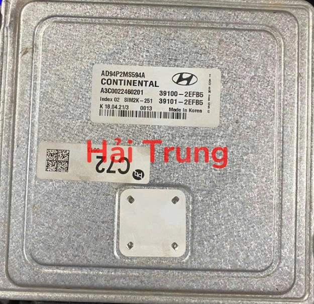Hộp điều khiển động cơ ECU ECM Hyundai Elantra Tháo Xe 39100-2EFB5 391002EFB5