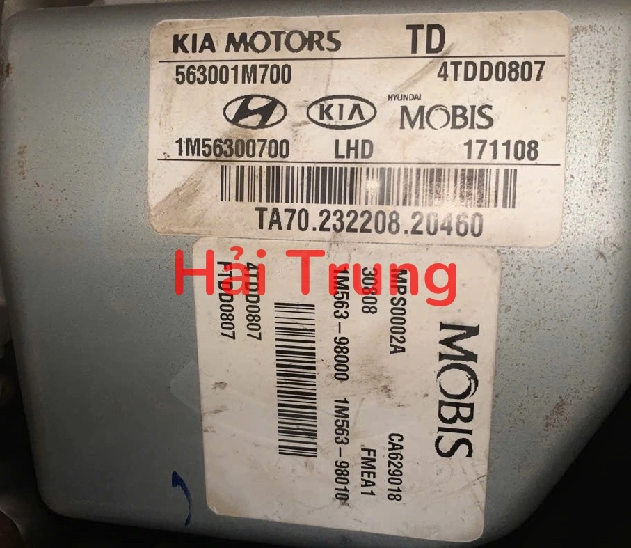 Mô tơ điều khiển cọc lái Kia Forte SLi Tháo Xe 563001M700