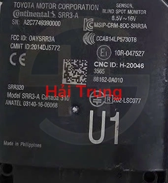 Hộp Radar cảnh báo điểm mù Toyota Corolla Cross Tháo Xe 88162-0A010