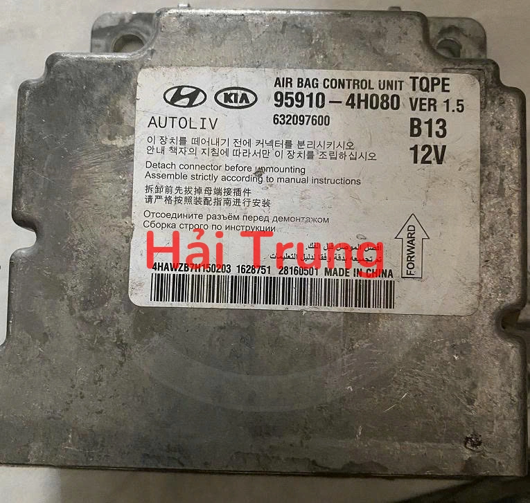 959104H080 Hộp điều khiển túi khí Hyundai Starex 2015 Tháo Xe