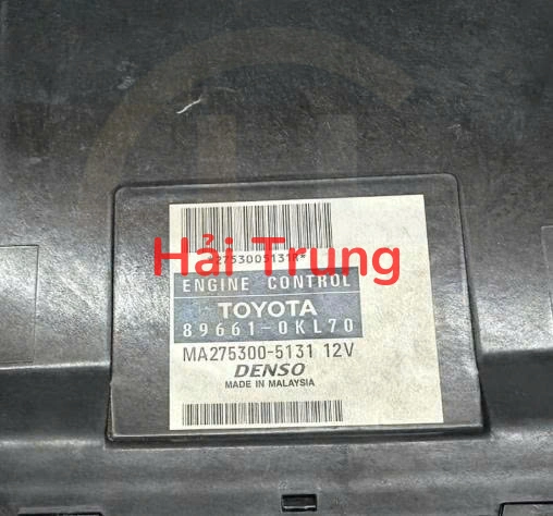 Hộp điều khiển động cơ ECU Toyota Innova Fortuner số tự động 89661-0KL70 896610KL70