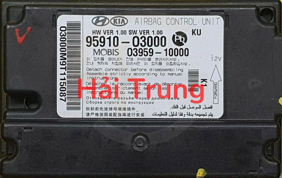 Hộp điều khiển túi khí Hyundai Cutin Tháo Xe 95910-O3000