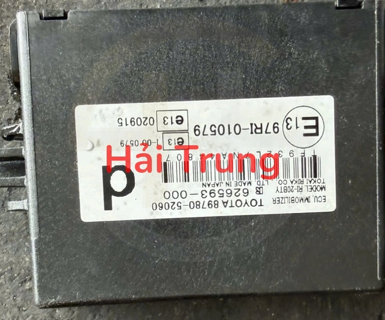 Hộp điều khiển điện tử chìa khóa transponder Toyota Yaris Tháo Xe 89780-52060