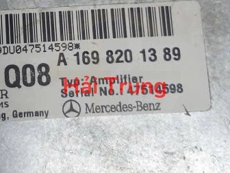 Hộp khuếch đại âm thanh Amply Mercedes Benz W209 C350 CLK350 CLK500 Tháo Xe A1698201389