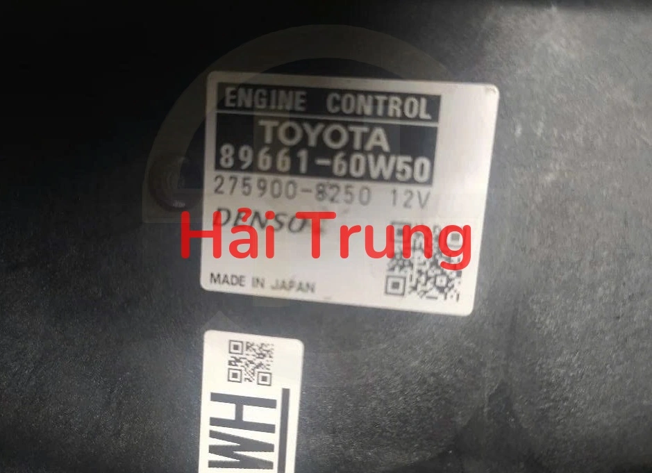 Hộp điều khiển động cơ Hộp đen ECU Toyota Land Cruiser Prado Tháo Xe 89661-60W50 8966160W50