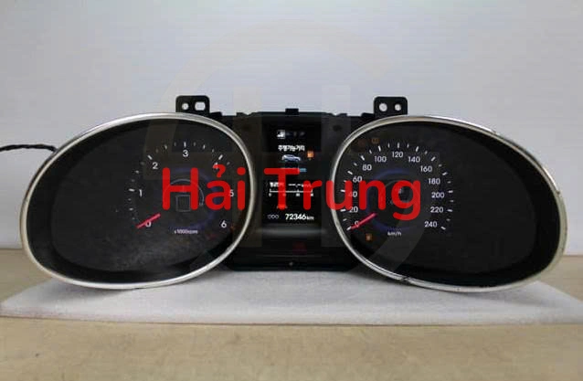 Đồng hồ táp lô Hyundai Santafe 2014 2015 2.2 Tháo Xe
