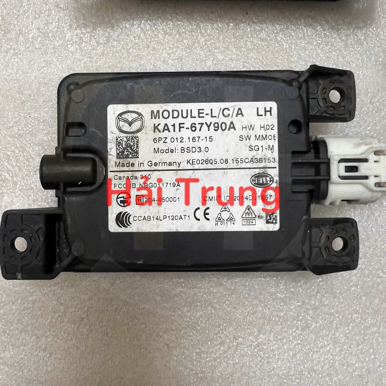 Hộp radar cảnh báo mù hỗ trợ lùi xe Mazda CX-5 2012-2016 Tháo Xe KA1F-67Y90A