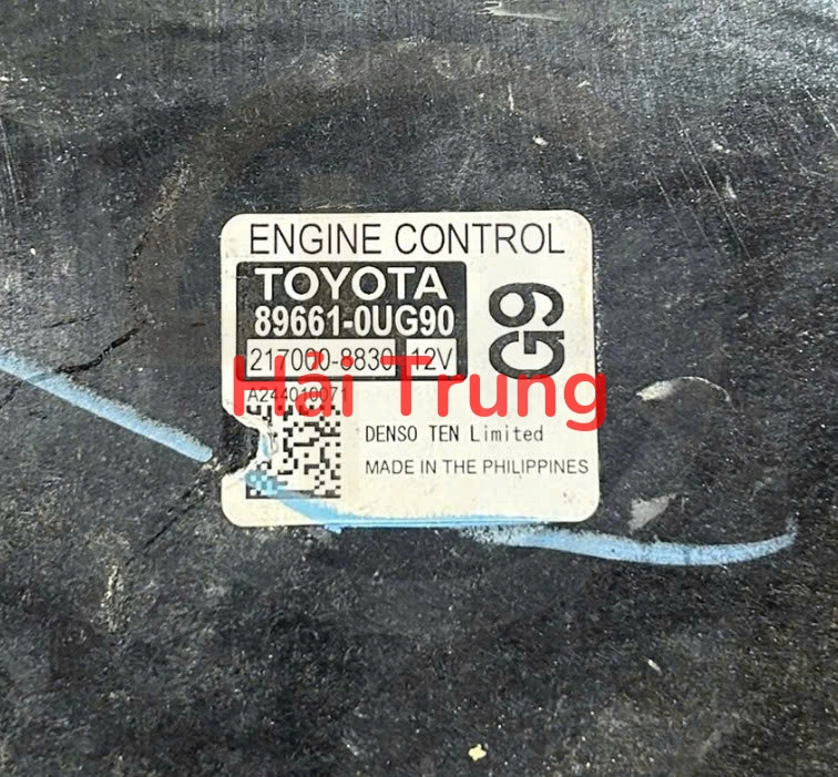 Hộp điều khiển động cơ Hộp đen ECU Toyota Vios 2016-2020 Tháo Xe 896610UG90 89661-0UG90