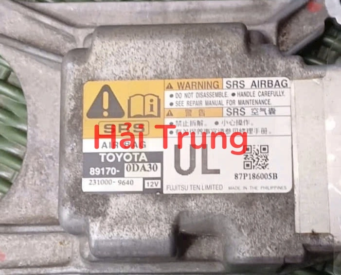 Tháo xe hộp điều khiển túi khí Vios 2016-2020 891700DA30