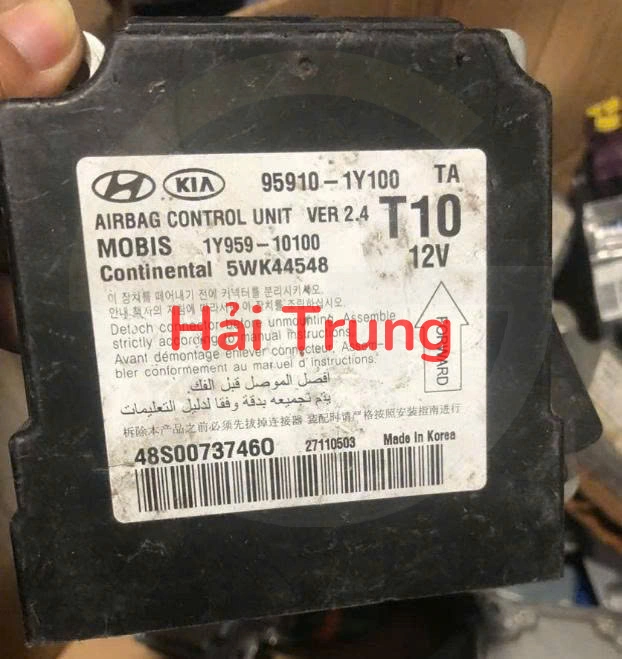 959101Y100 Hộp điều khiển túi khí Kia Morning 2011-2019 Tháo Xe